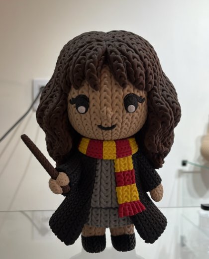 Boneco Estilo Tricô Hermione 3D