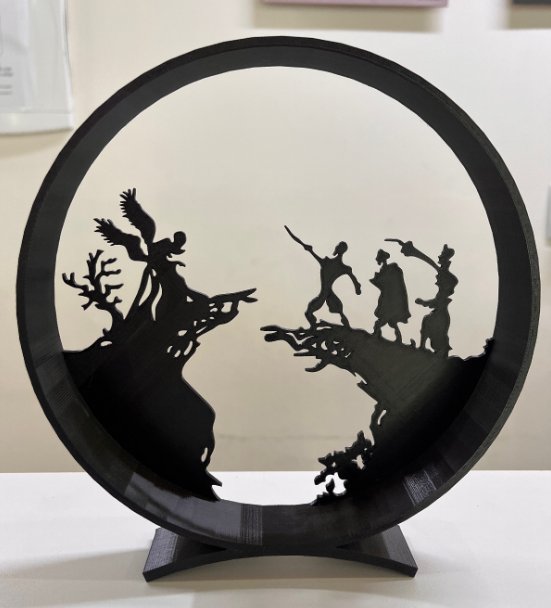Decoração Mesa As Relíquias Da Morte Harry Potter Com Base