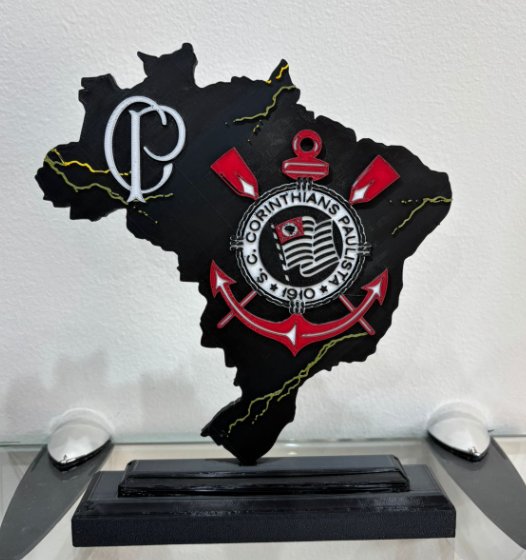 Mapa Corinthians Personalizável