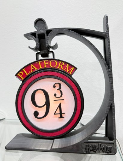 Luminária Plataforma 9 3/4 de Harry Potter
