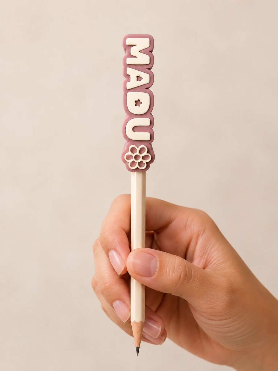 PONTEIRAS PERSONALIZADAS PARA LÁPIS OU CANETA