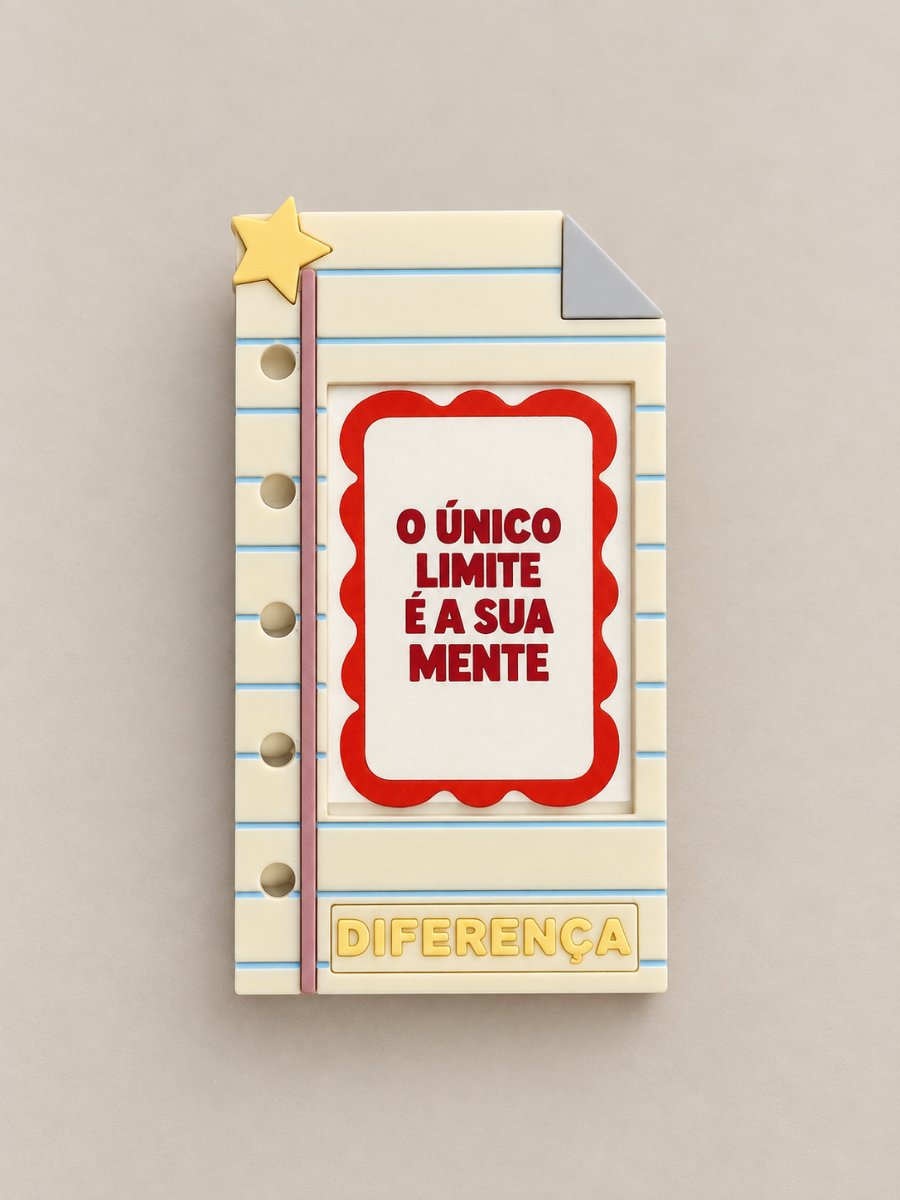 PORTA-RETRATO FOLHA DE CADERNO