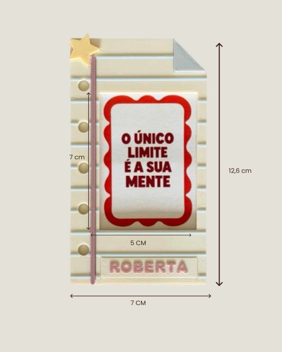 PORTA-RETRATO FOLHA DE CADERNO — foto 3