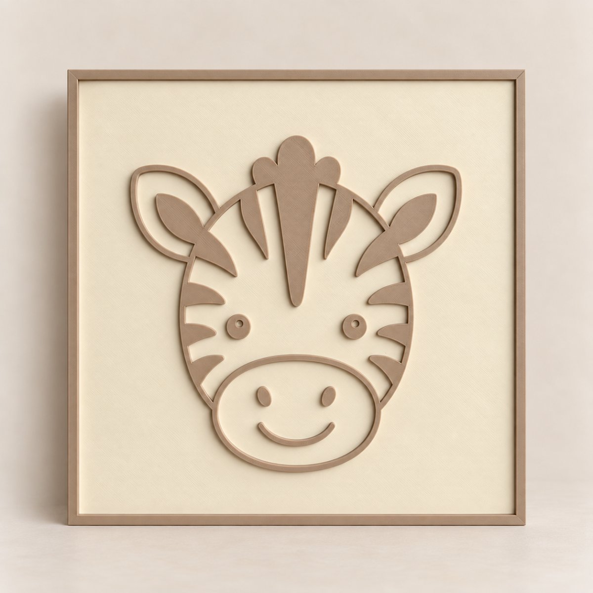 PLACA DECORATIVA SAFARI (ZEBRA)
