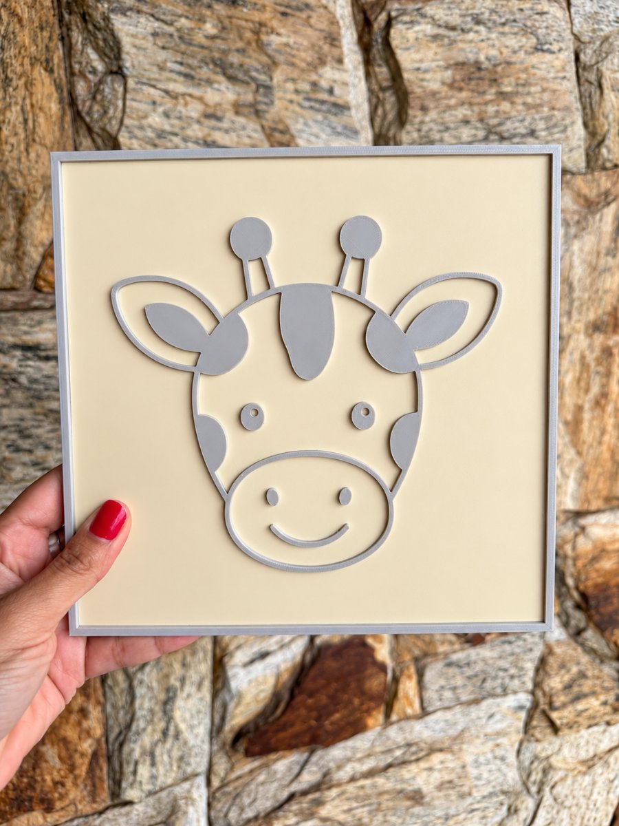 PLACA DECORATIVA SAFARI (GIRAFA) — foto 4