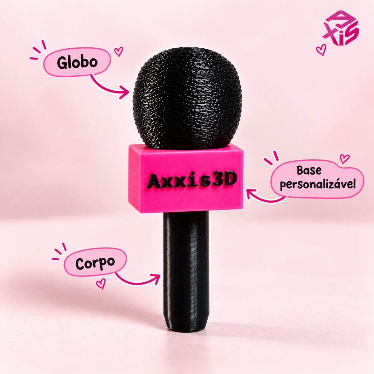 Mini Microfone para Lapela - Personalizado — foto 3
