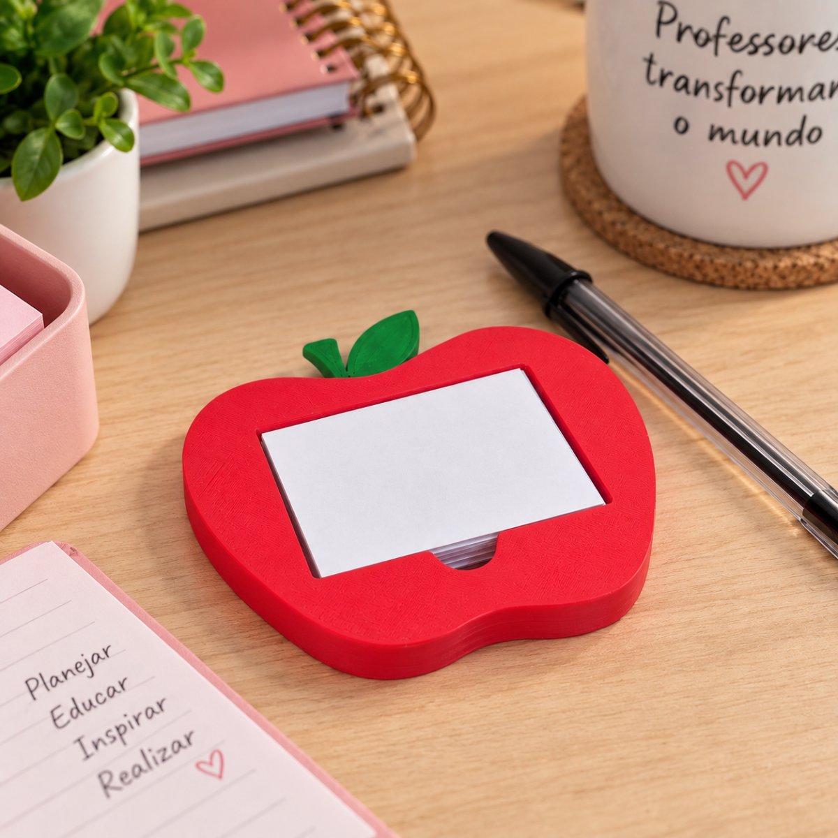 Suporte para Post-it Maça - Amaé Studio — foto 2