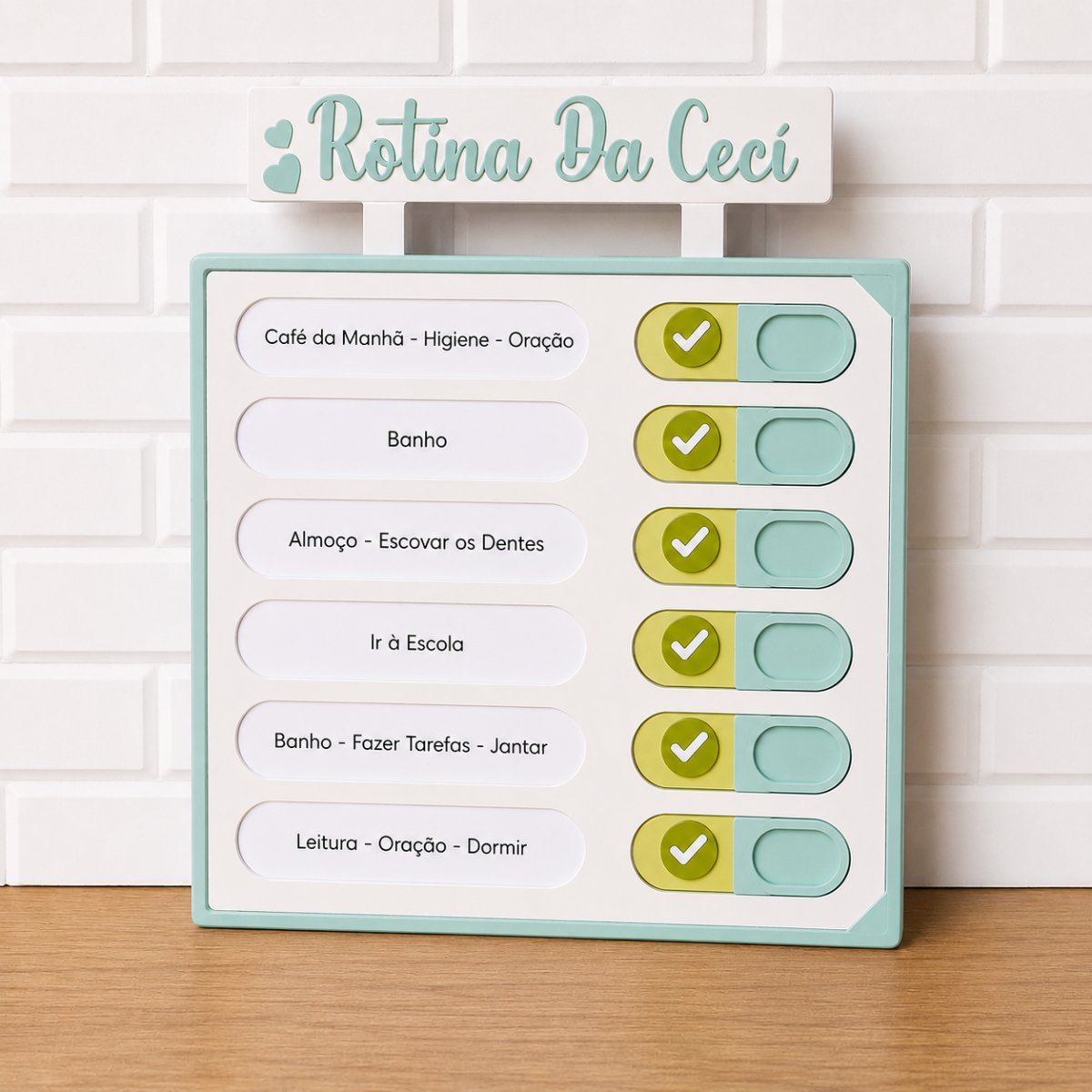 Quadro de Rotina Infantil Personalizado — foto 2