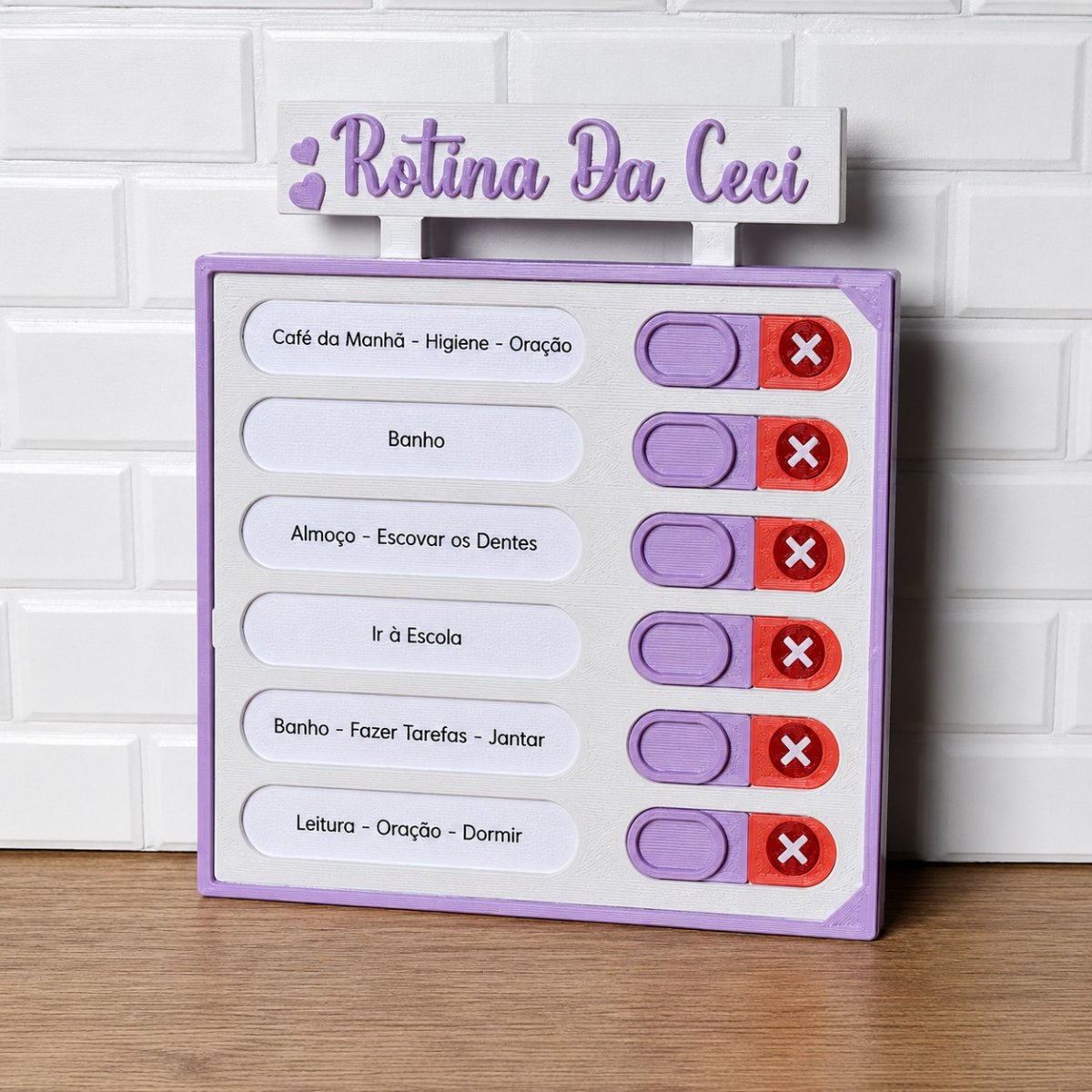 Quadro de Rotina Infantil Personalizado — foto 3