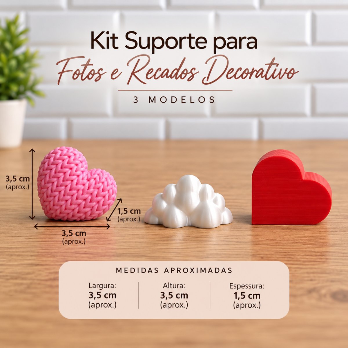 Kit Suporte para Fotos e Recados — foto 2