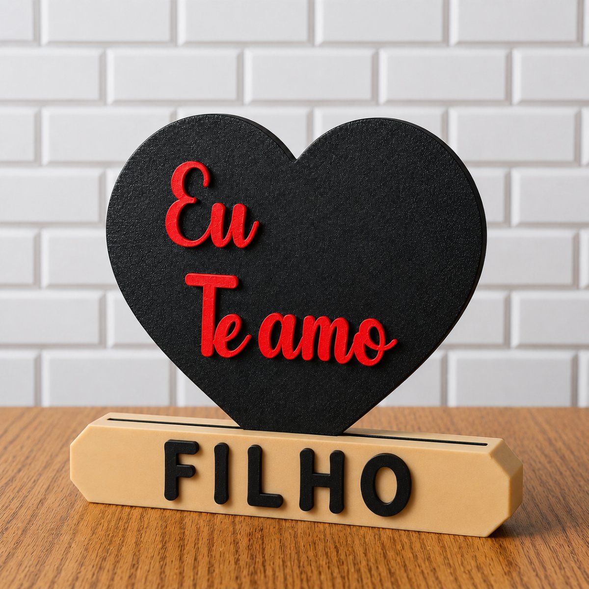Placa Decorativa Personalizada "Eu Te Amo" ❤️ — foto 4