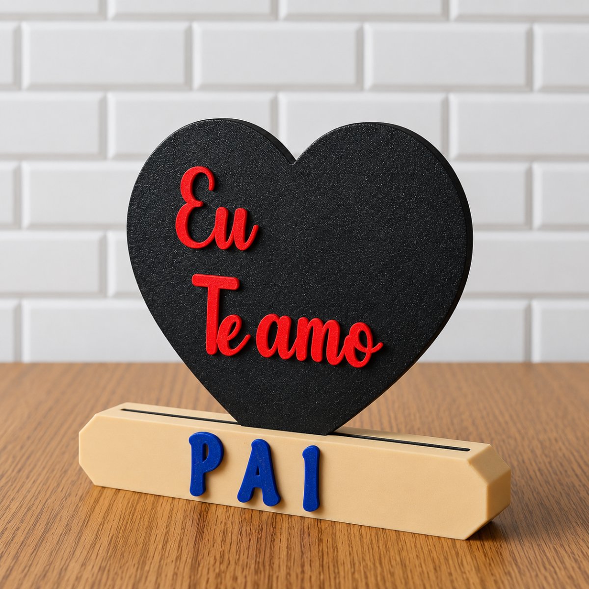 Placa Decorativa Personalizada "Eu Te Amo" ❤️ — foto 2