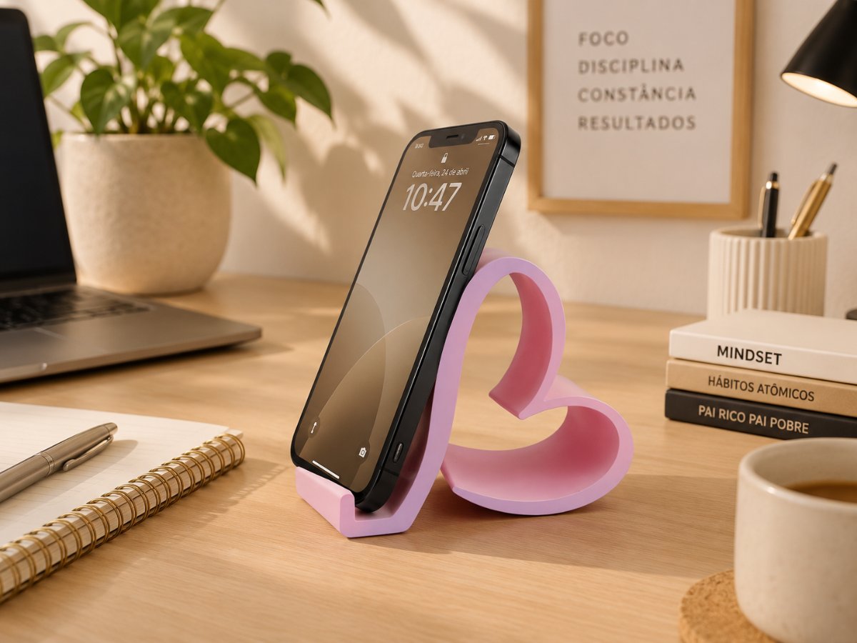 Suporte Celular Coração — foto 2